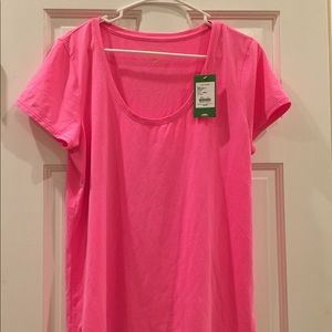 NWT Lilly Pulitzer Dori tee XL tiki pink